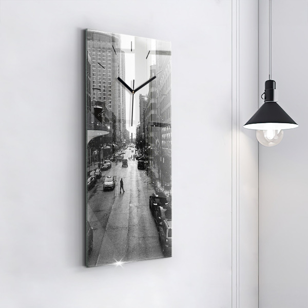 Vertikale Uhr Straßen in Chicago