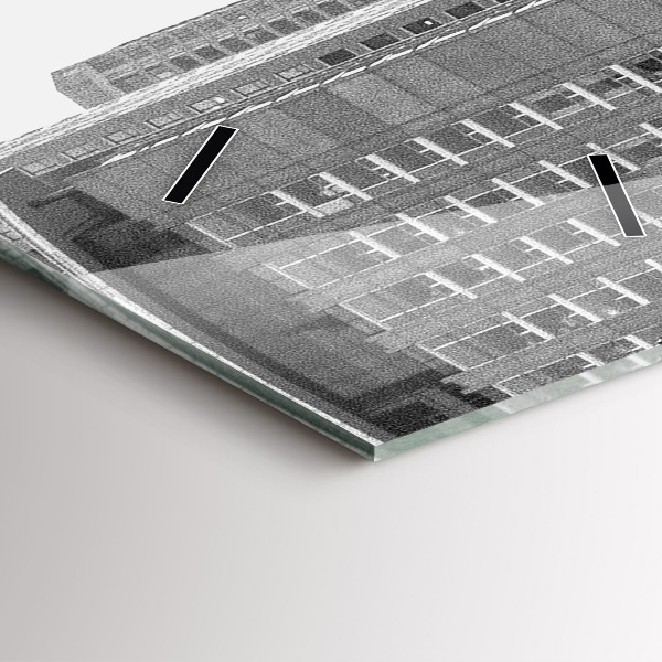 Vertikale Uhr Straßen in Chicago