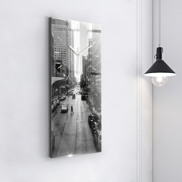 Vertikale Uhr Straßen in Chicago