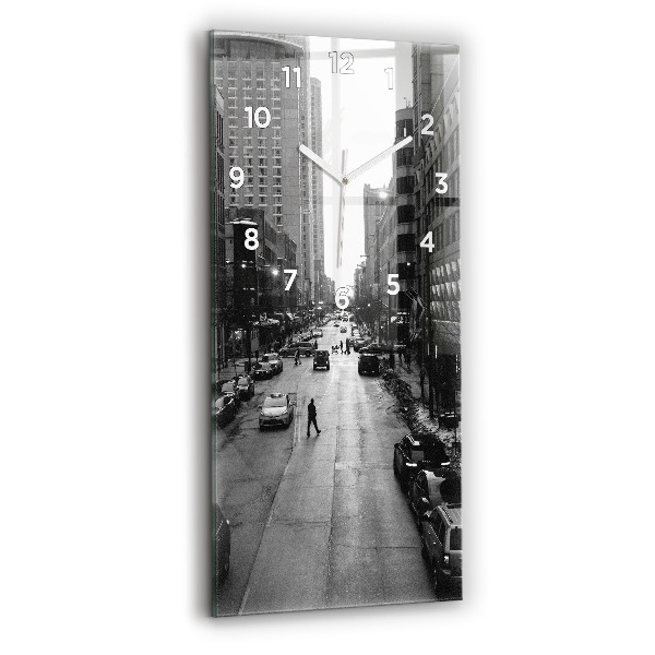 Vertikale Uhr Straßen in Chicago