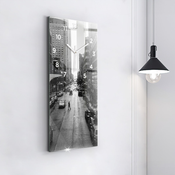 Vertikale Uhr Straßen in Chicago