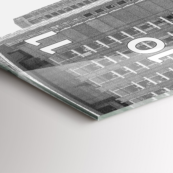 Vertikale Uhr Straßen in Chicago