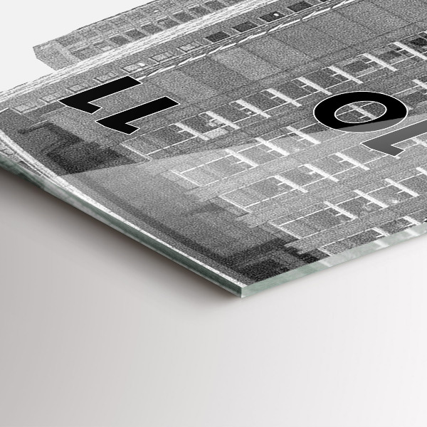 Vertikale Uhr Straßen in Chicago