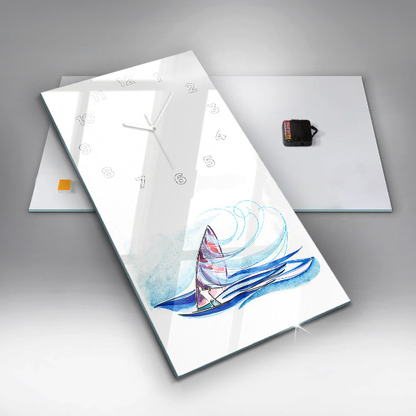 Vertikale Uhr Surfbrett