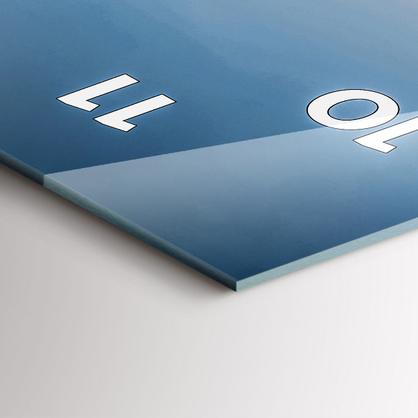 Vertikale Uhr mit motiv Leuchtturm