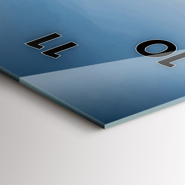 Vertikale Uhr mit motiv Leuchtturm