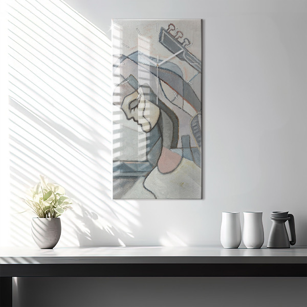 Vertikale Uhr Abstrakte Malerei