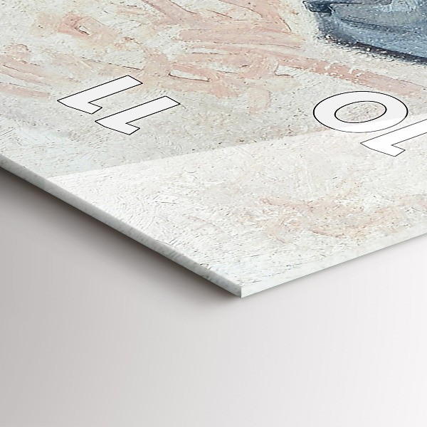 Vertikale Uhr Abstrakte Malerei