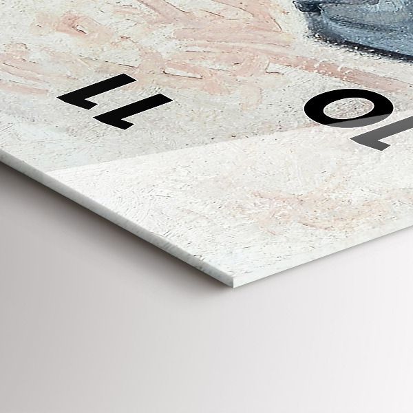 Vertikale Uhr Abstrakte Malerei