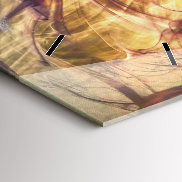 Vertikale Uhr mit motiv Porträt einer Frau