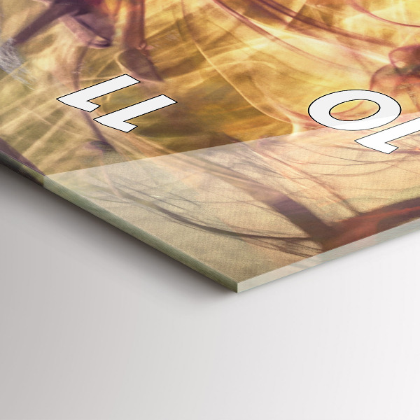 Vertikale Uhr mit motiv Porträt einer Frau