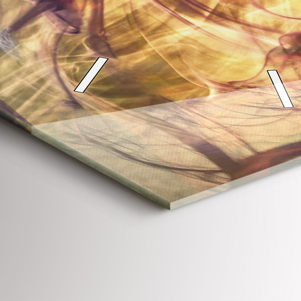 Vertikale Uhr mit motiv Porträt einer Frau