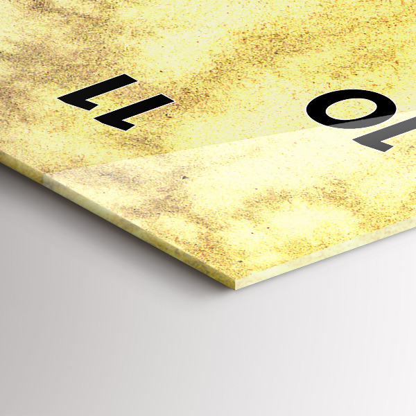 Vertikale Uhr mit motiv Frau mit Regenschirm