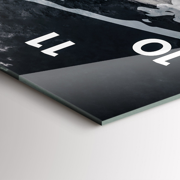 Vertikale Uhr Frau - Aquarell