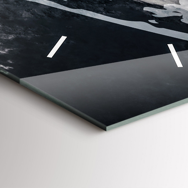 Vertikale Uhr Frau - Aquarell