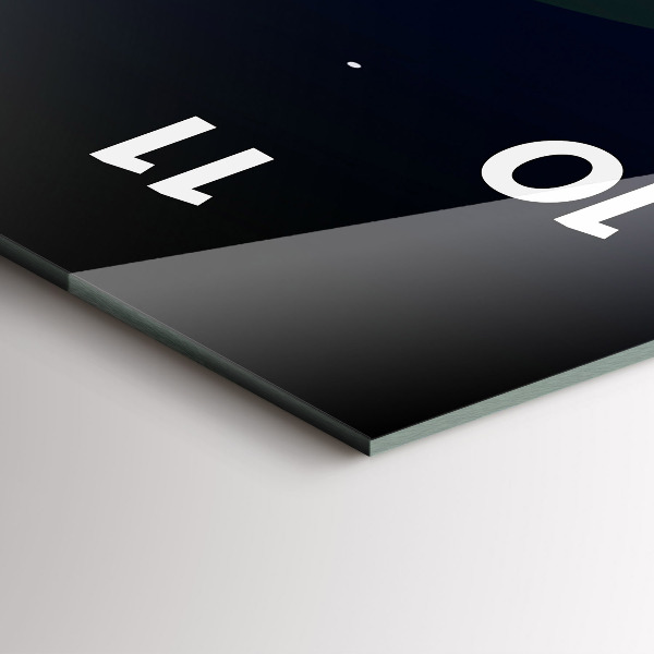 Vertikale Uhr Cyberspace Stadt