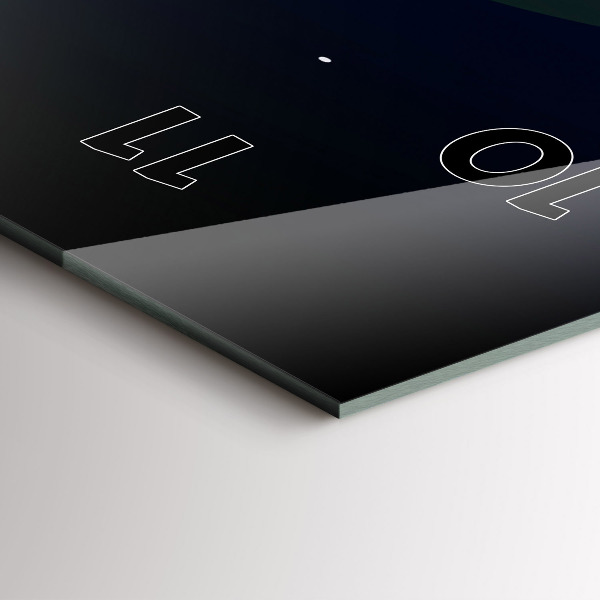 Vertikale Uhr Cyberspace Stadt