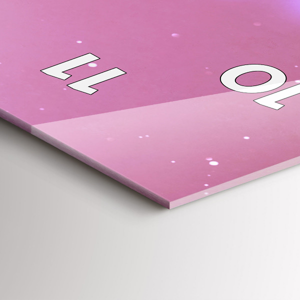 Vertikale Uhr mit motiv Abstraktes Buch