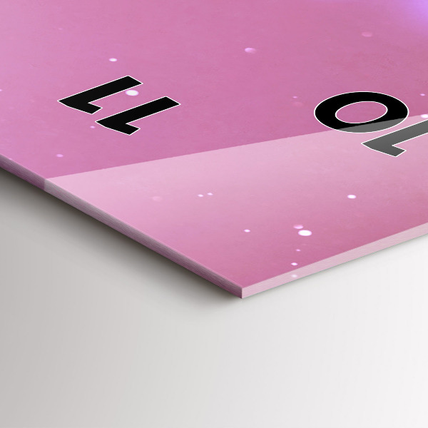 Vertikale Uhr mit motiv Abstraktes Buch