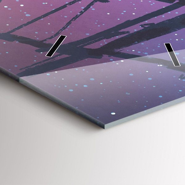 Vertikale Uhr Fantasie-Segelschiff