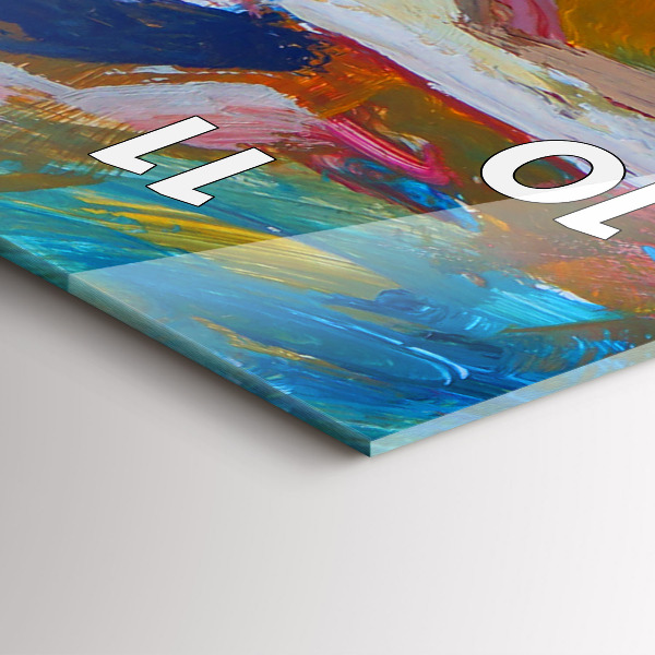 Vertikale Uhr Gemalte Ballerina