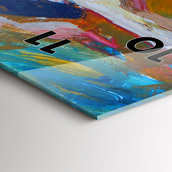 Vertikale Uhr Gemalte Ballerina