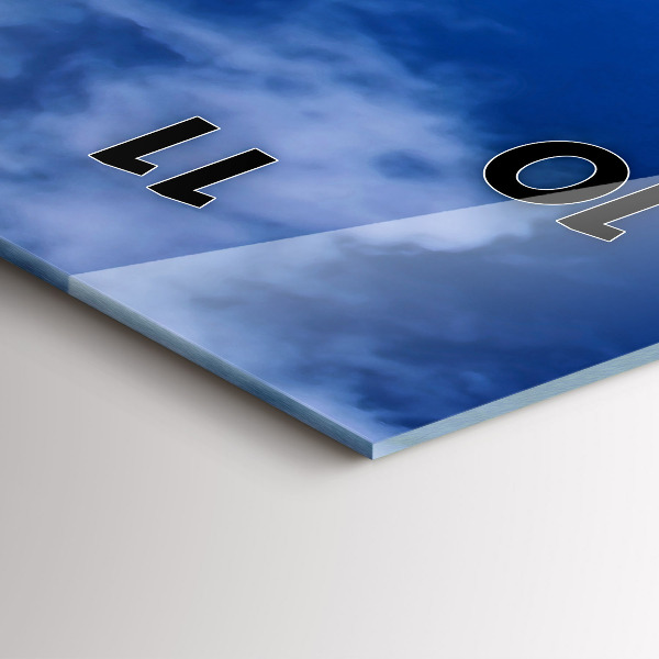 Vertikale Uhr Leuchtturm