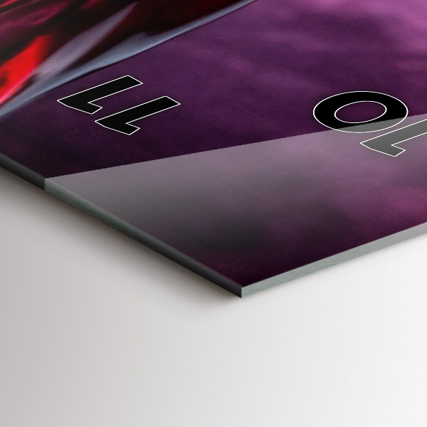 Vertikale Uhr Weinglas