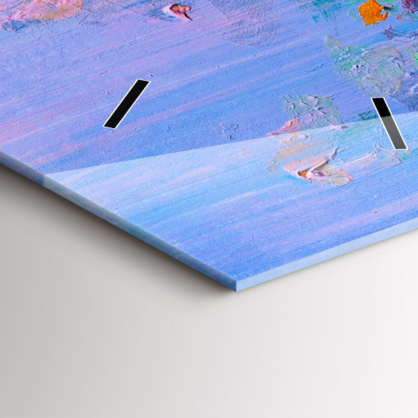 Vertikale Uhr Blumen in einer Vase