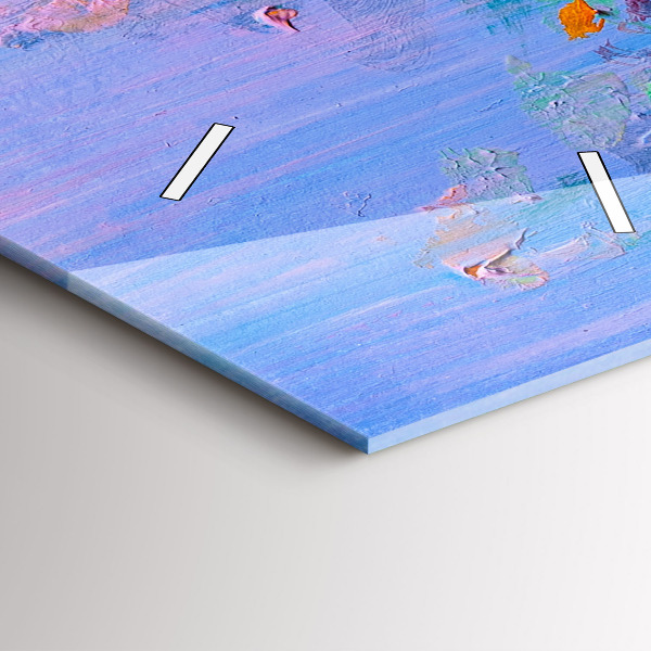 Vertikale Uhr Blumen in einer Vase