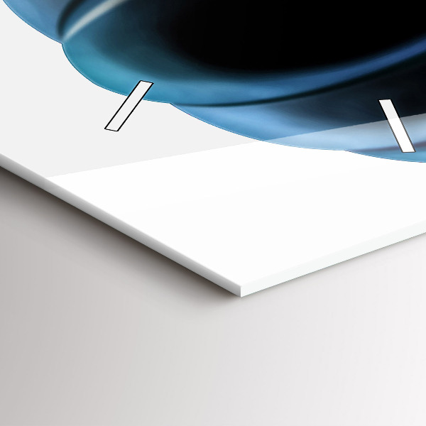 Vertikale Uhr mit motiv Luftballon am Himmel