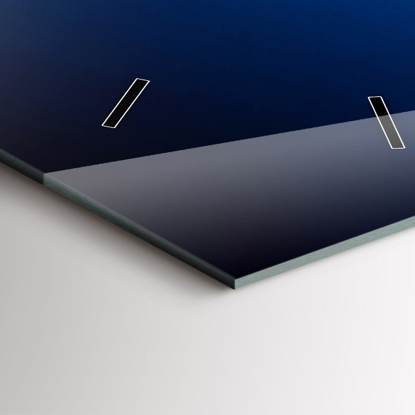 Vertikale Uhr mit motiv Flugzeug Wolken