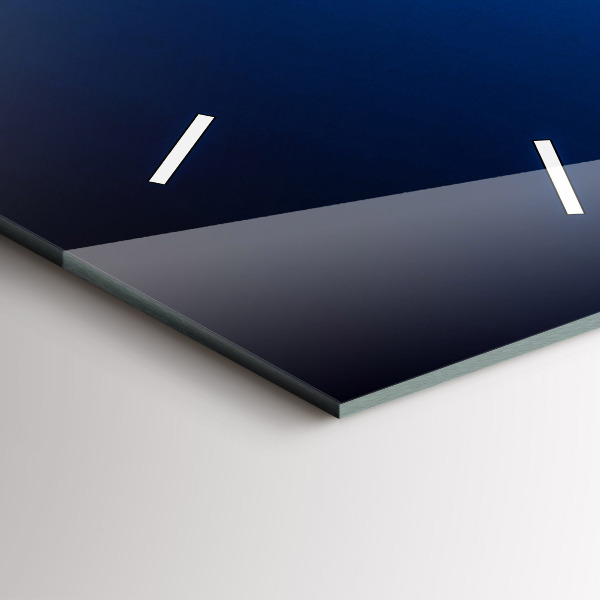 Vertikale Uhr mit motiv Flugzeug Wolken