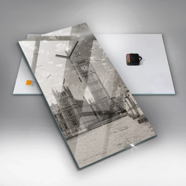 Vertikale Uhr London England Big Ben