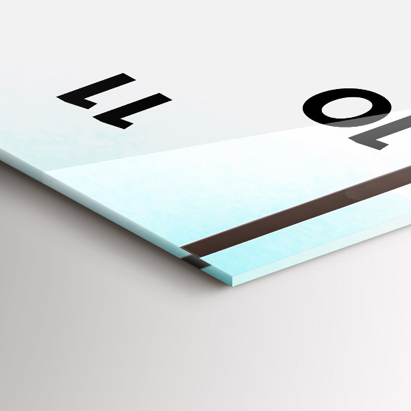 Vertikale Uhr Mann auf dem Flughafen