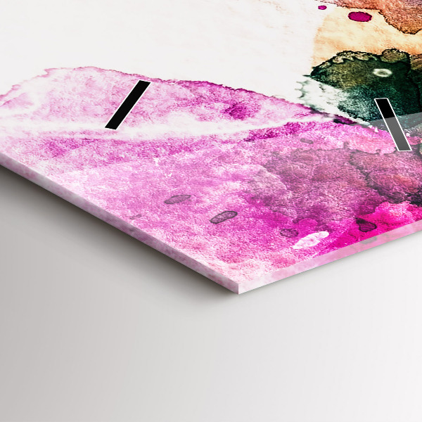 Vertikale Uhr Abstraktes Gesicht einer Frau