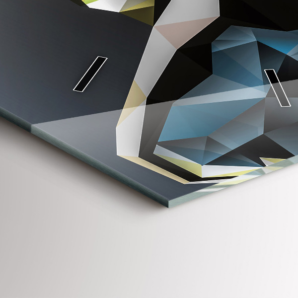 Vertikale Uhr Wolfskopf