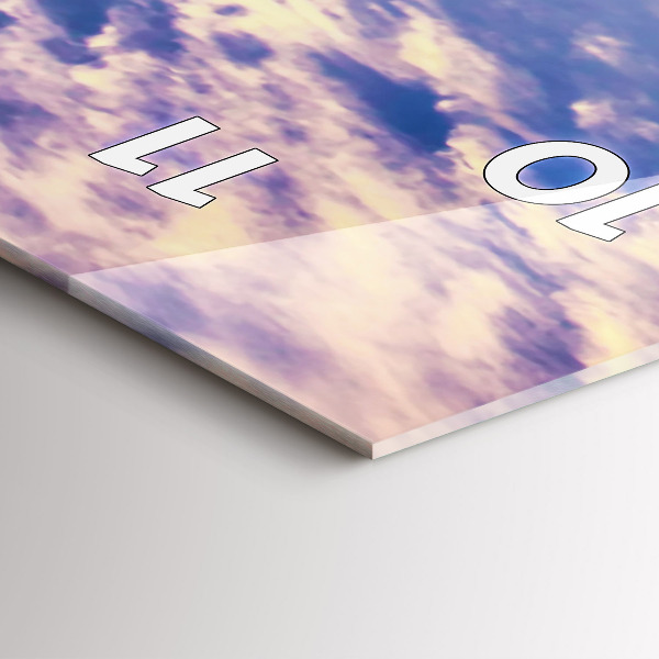 Vertikale Uhr Sonnenuntergang New York