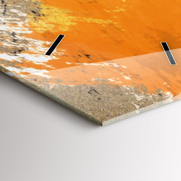 Vertikale Uhr Portrait einer Frau abstrakt