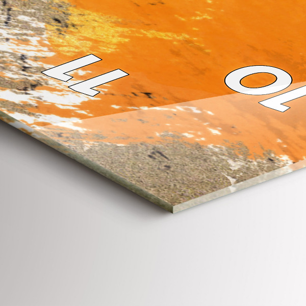 Vertikale Uhr Portrait einer Frau abstrakt