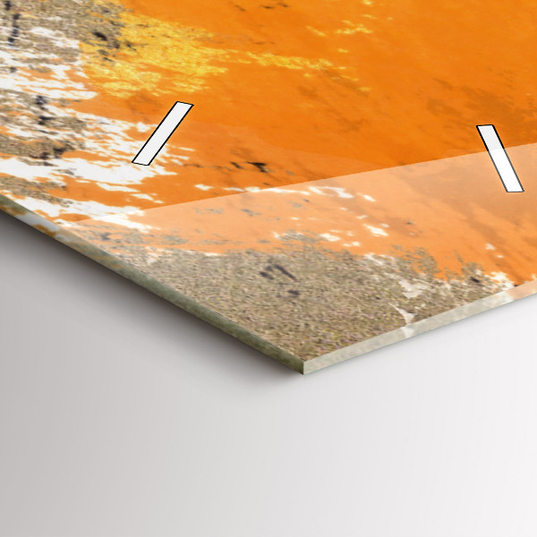 Vertikale Uhr Portrait einer Frau abstrakt