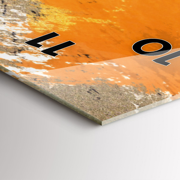 Vertikale Uhr Portrait einer Frau abstrakt