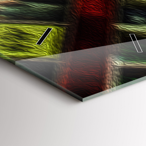 Vertikale Uhr mit motiv New York City Taxis