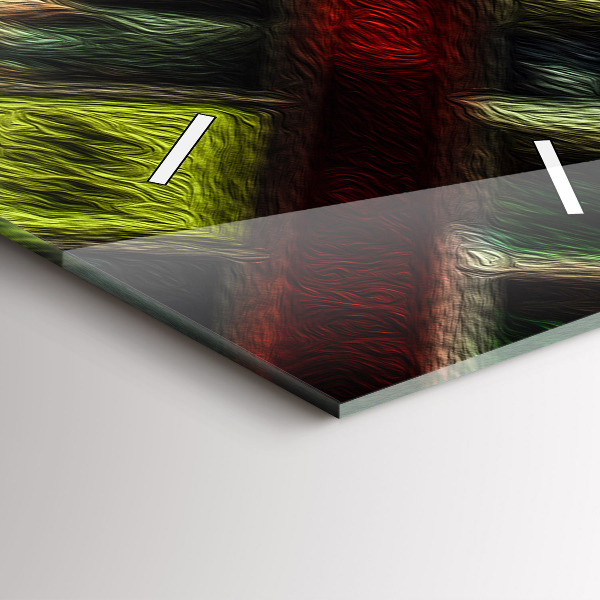 Vertikale Uhr mit motiv New York City Taxis