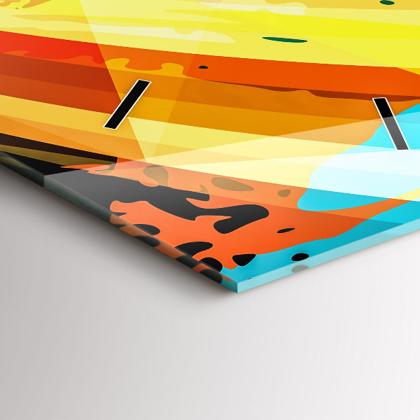 Vertikale Uhr mit motiv Abstrakter Hintergrund