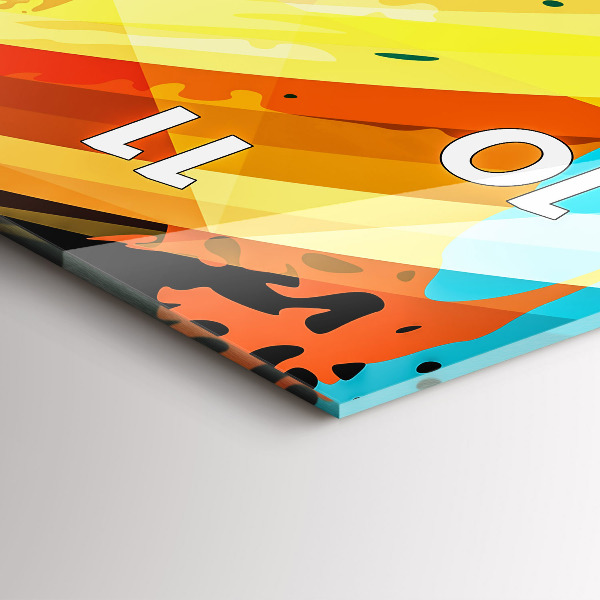 Vertikale Uhr mit motiv Abstrakter Hintergrund