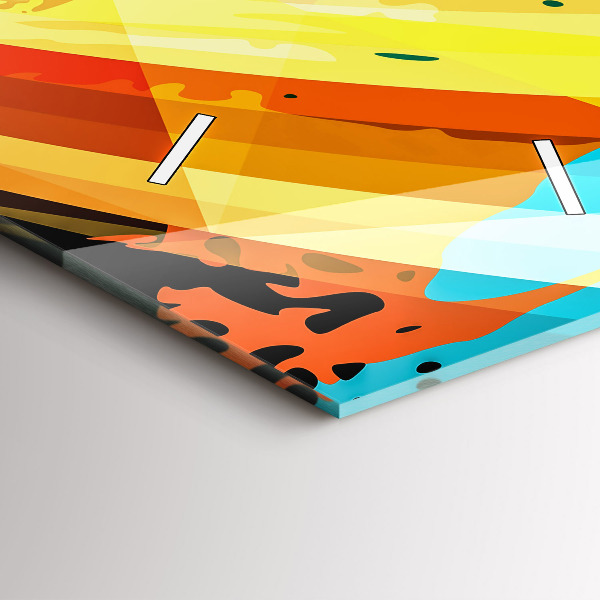 Vertikale Uhr mit motiv Abstrakter Hintergrund