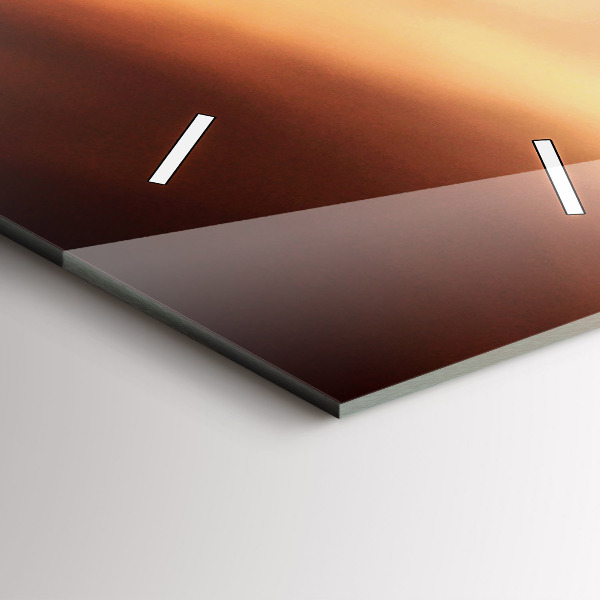 Vertikale Uhr mit motiv Muschel am Strand