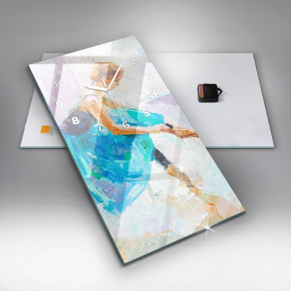 Vertikale Uhr Vorbereitung einer Ballerina