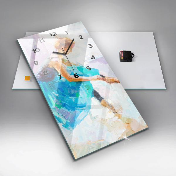 Vertikale Uhr Vorbereitung einer Ballerina